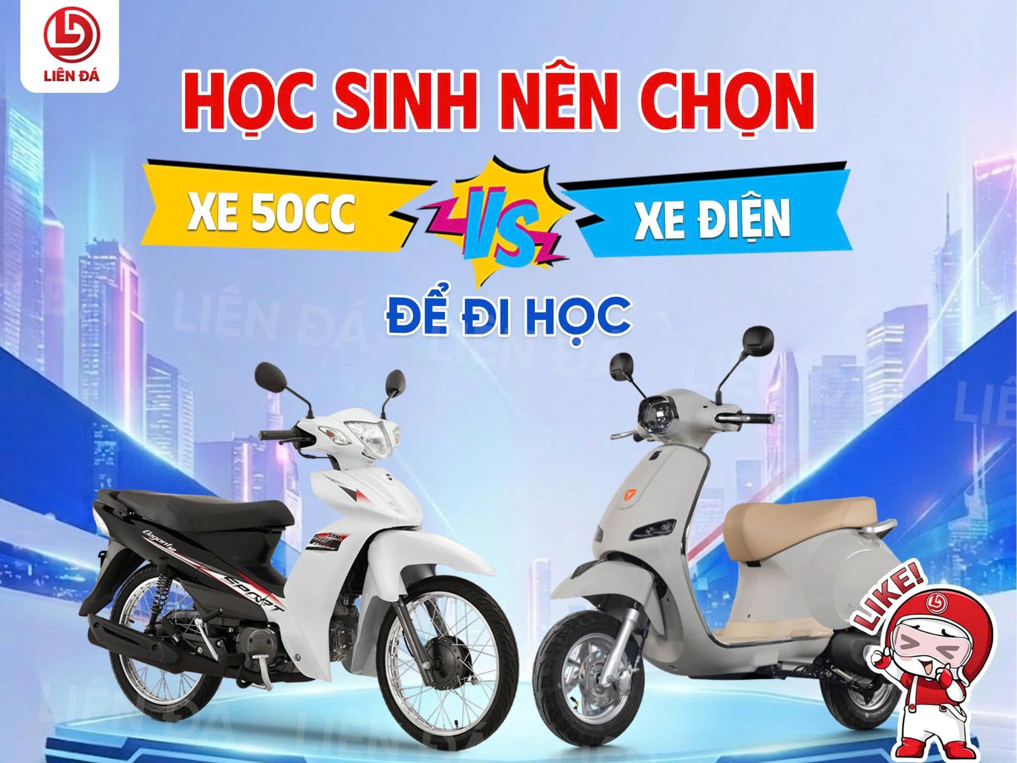Học Sinh Nên Chọn Xe 50cc Hay Xe Điện Để Đi Học?