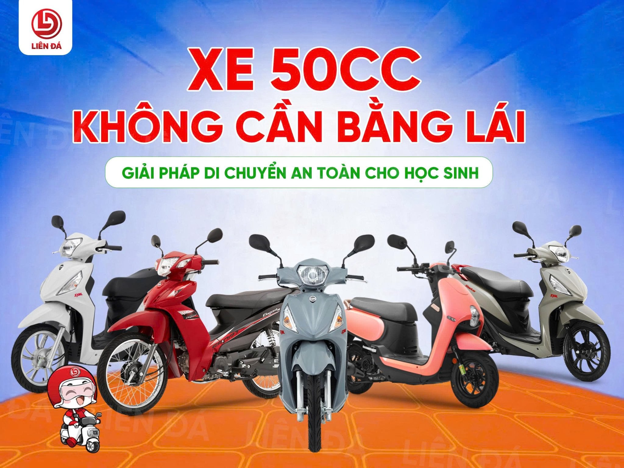Xe 50cc Không Cần Bằng Lái – Giải Pháp Di Chuyển An Toàn Cho Học Sinh