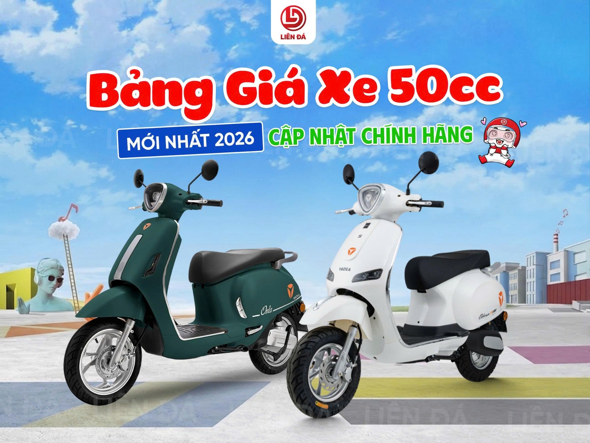 Bảng Giá Xe 50cc Mới Nhất 2026 – Cập Nhật Chính Hãng