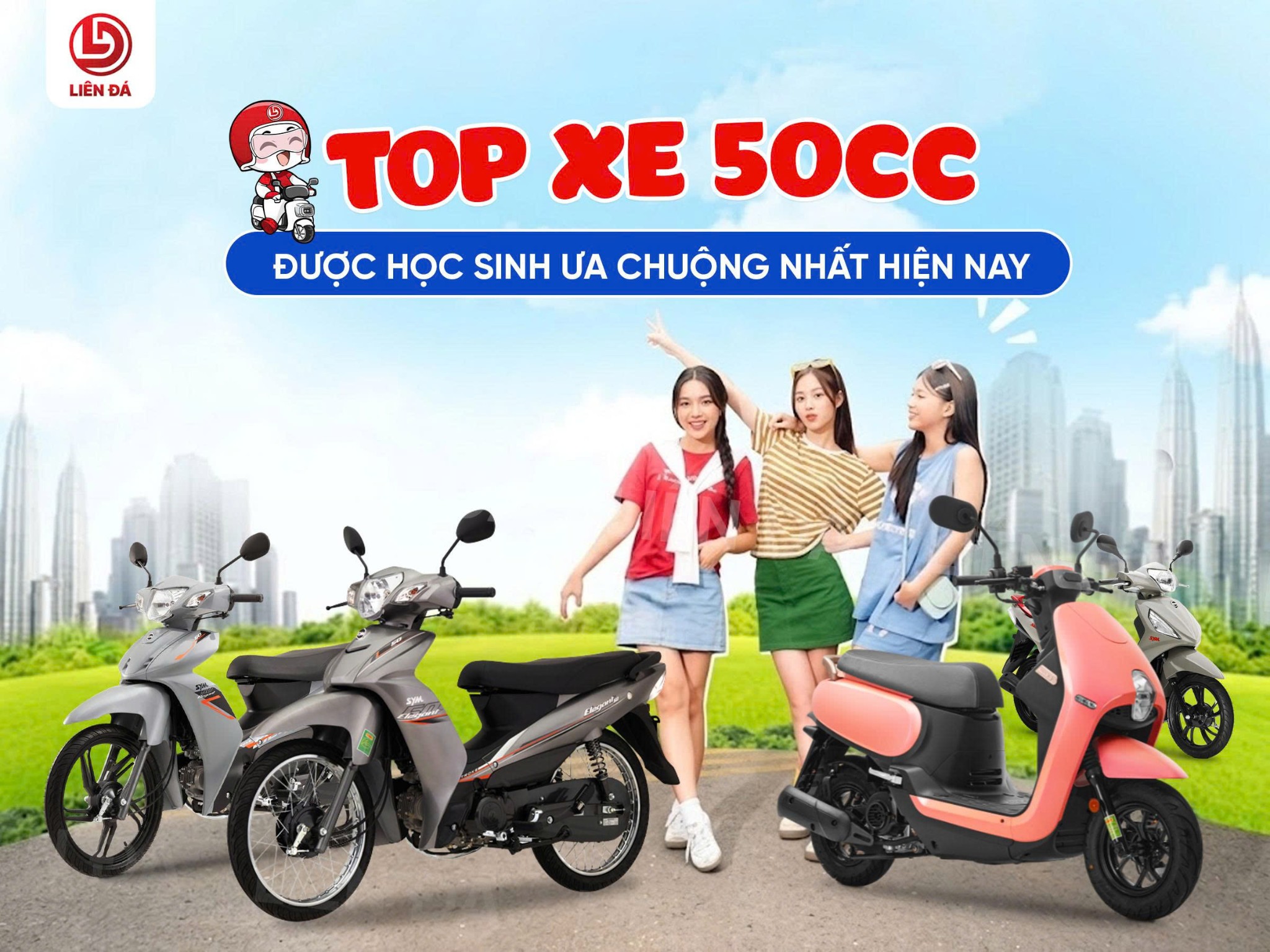 Top 3 Xe 50cc Được Học Sinh Ưa Chuộng Nhất Hiện Nay
