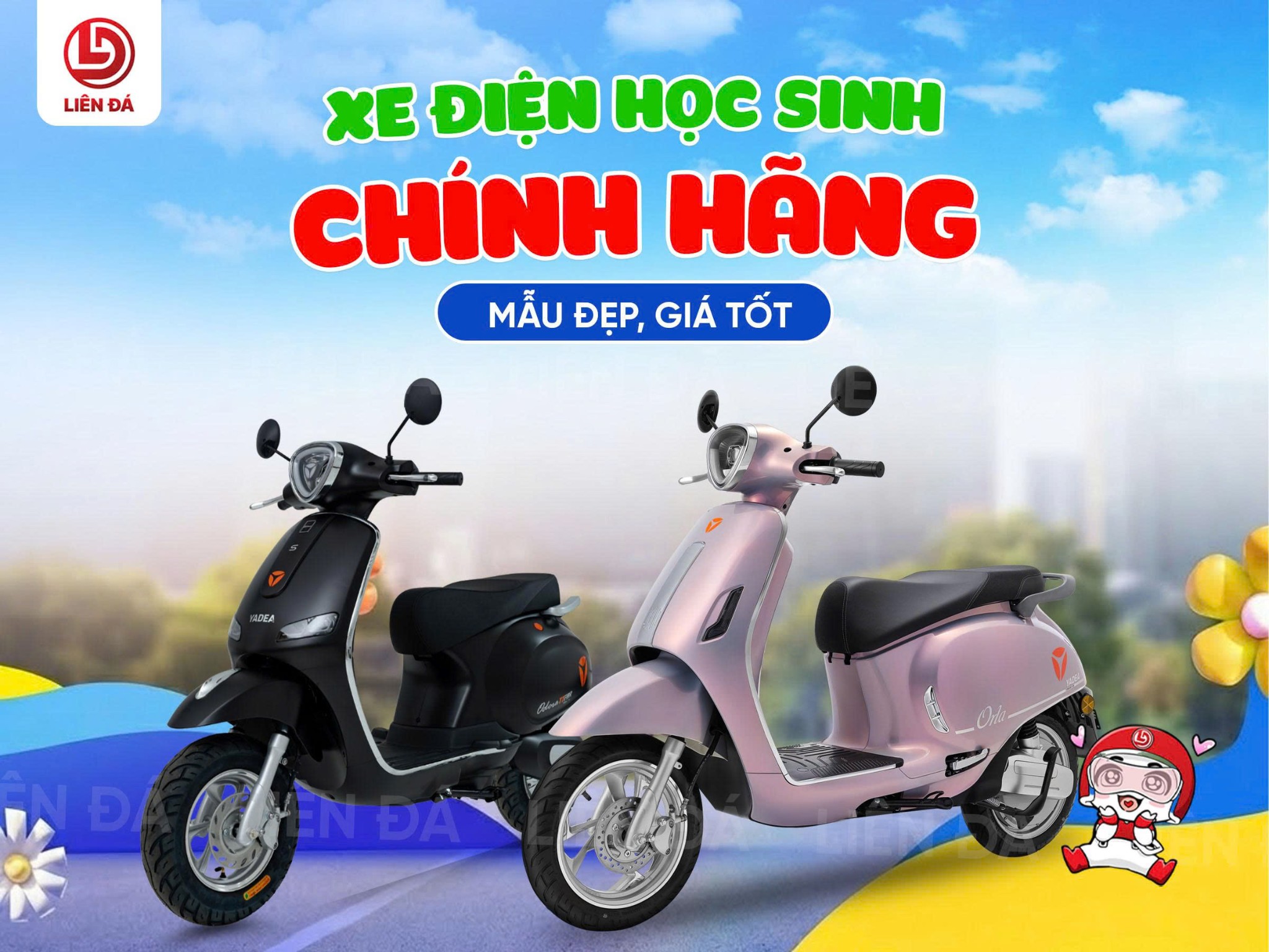 Xe Điện Học Sinh Chính Hãng – Mẫu Đẹp, Giá Tốt