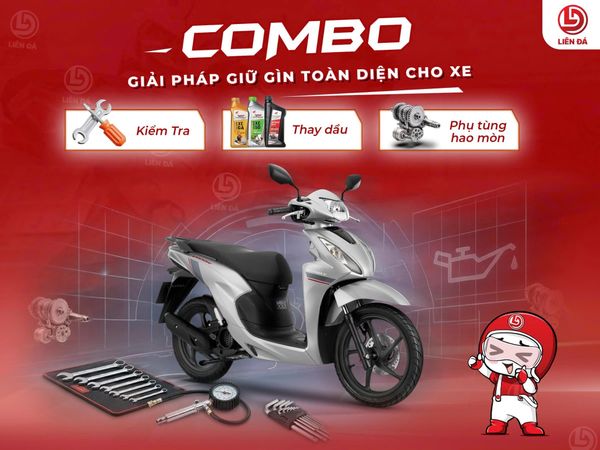 Combo Kiểm Tra + Thay Dầu + Phụ tùng hao mòn - Giải Pháp Giữ gìn Toàn Diện cho xe