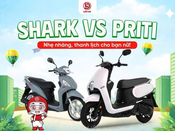SHARK 50 vs PRITI 50 - NHẸ NHÀNG, THANH LỊCH CHO BẠN NỮ