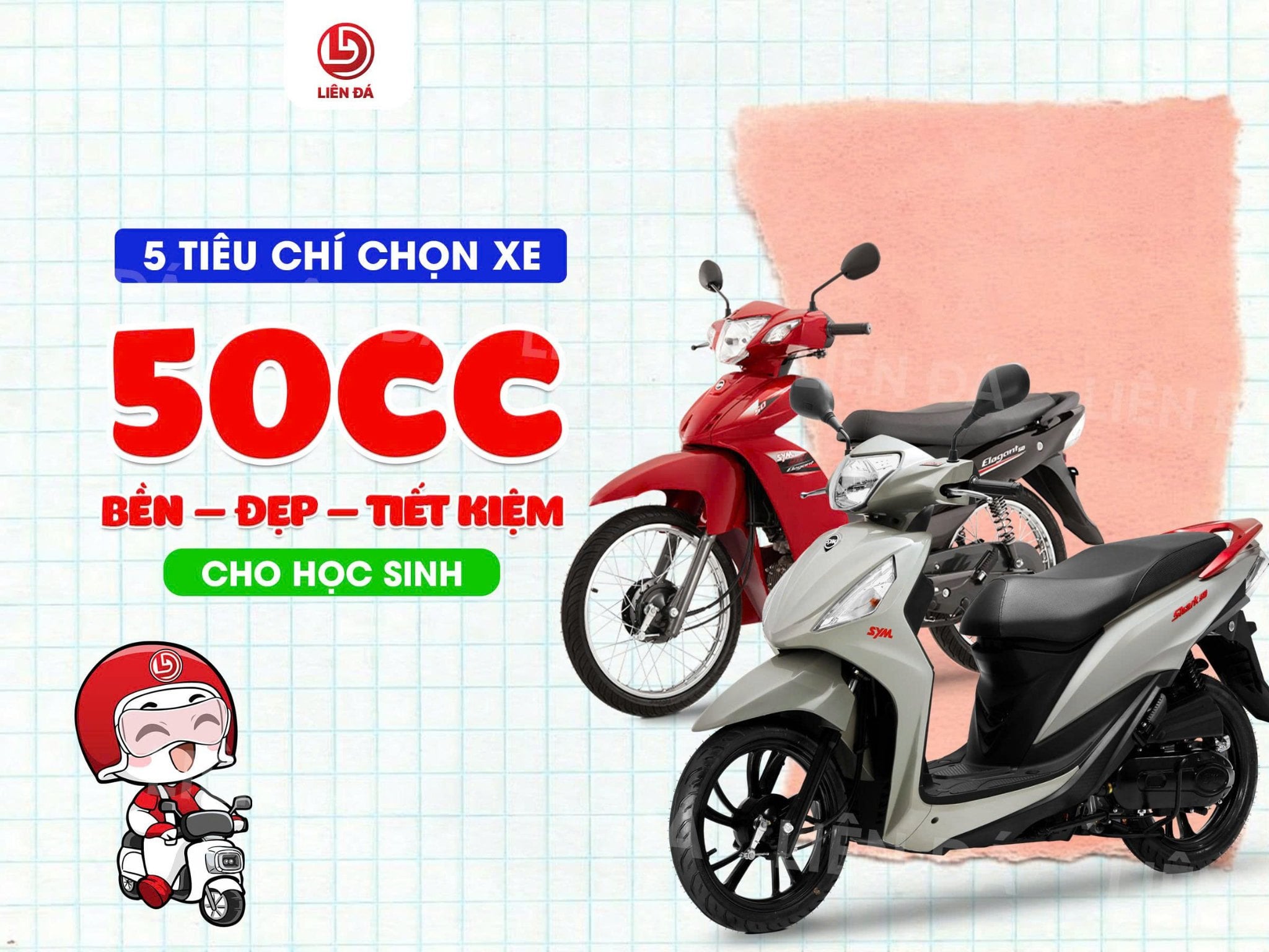 5 Tiêu Chí Chọn Xe 50cc Bền – Đẹp – Tiết Kiệm Cho Học Sinh