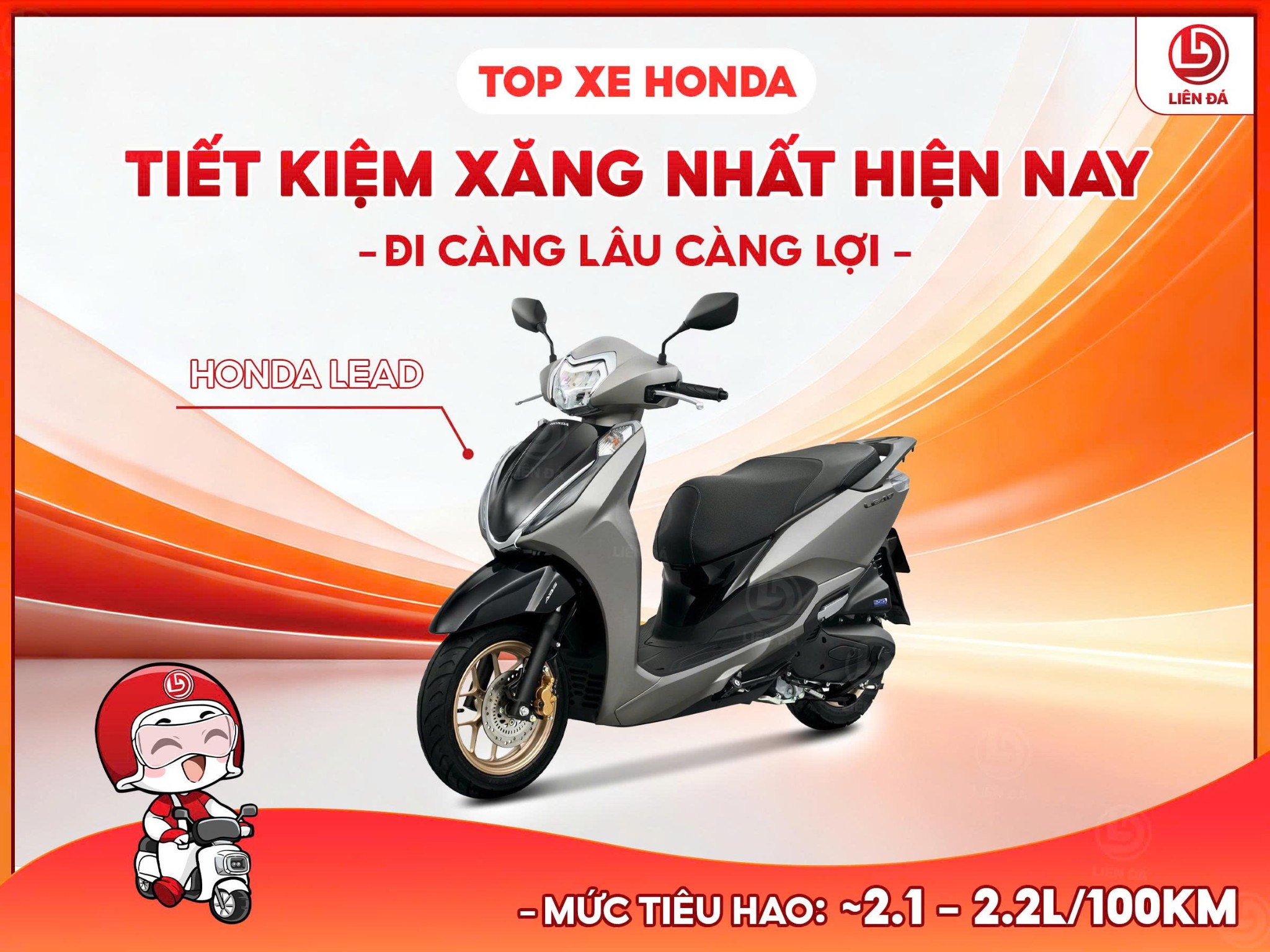 TOP XE HONDA TIẾT KIỆM XĂNG NHẤT HIỆN NAY ĐI CÀNG LÂU CÀNG LỢI