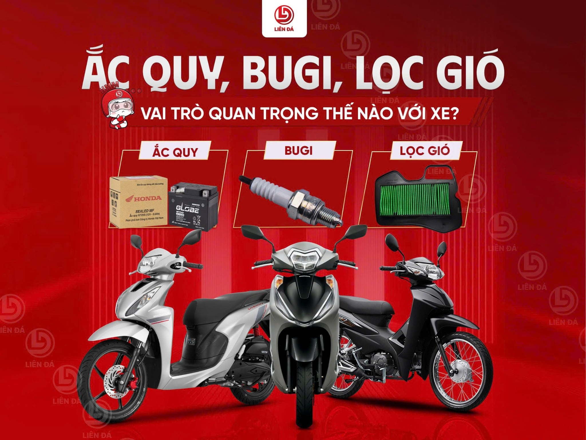 ẮC QUY - BUGI - LỌC GIÓ: BỘ 3 NHỎ NHƯNG QUYẾT ĐỊNH HIỆU SUẤT XE