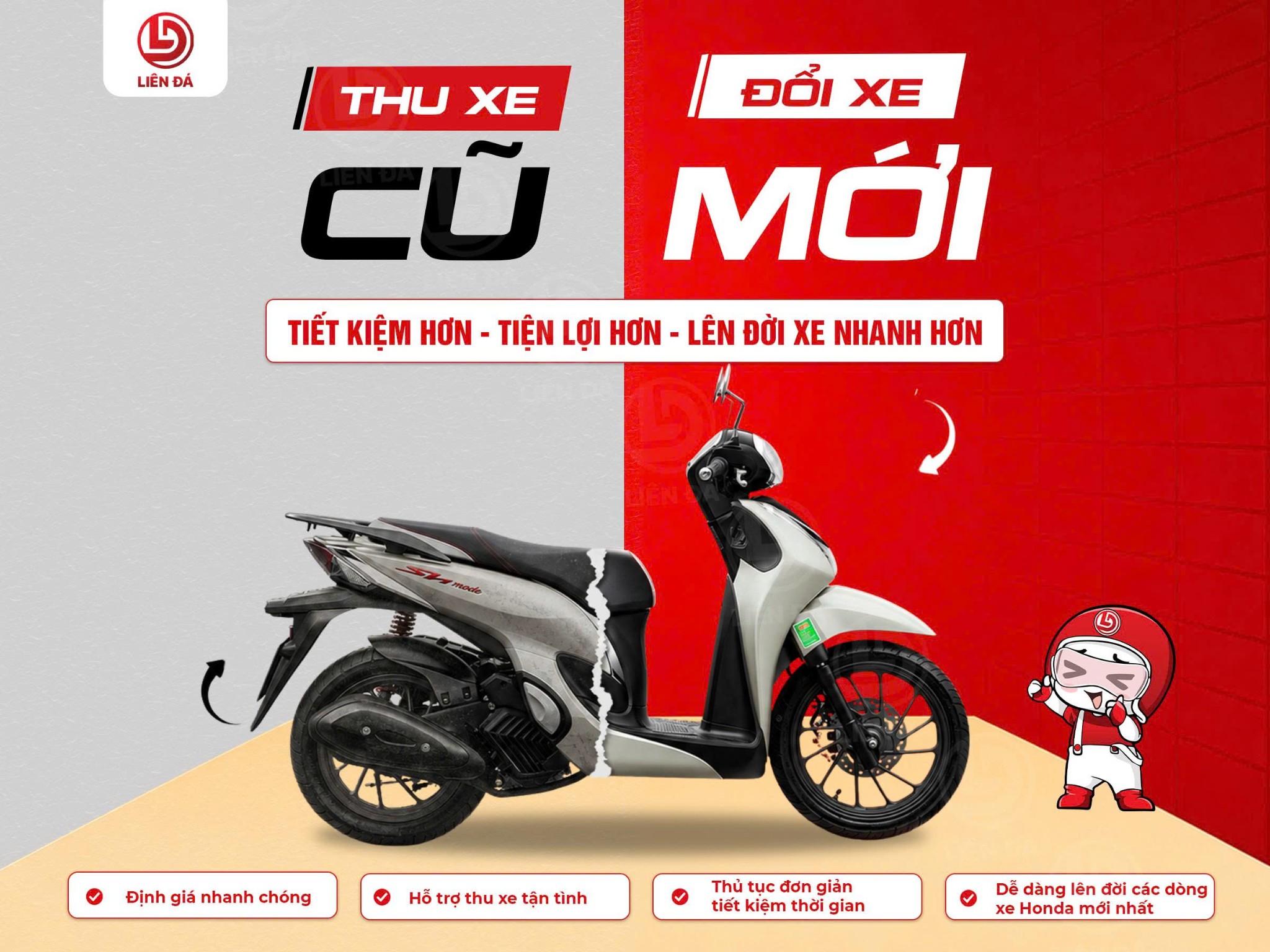 THU XE CŨ - ĐỔI XE MỚI TẠI HEAD LIÊN ĐÁ