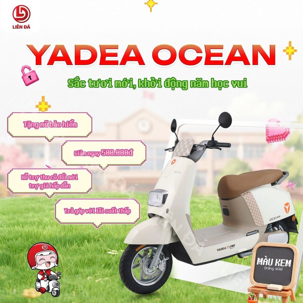 YADEA OCEAN – Sắc Tươi Mới, Khởi Động Năm Học Vui Cùng Liên Đá