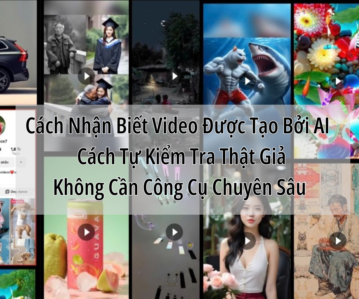 Cách Nhận Biết Video Được Tạo Bởi AI – Và Cách Tự Kiểm Tra Thật Giả Mà Không Cần Công Cụ Chuyên Sâu