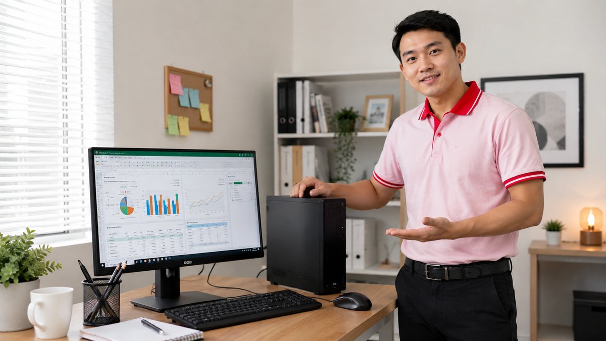 Build PC văn phòng giá rẻ, cấu hình tốt, học tập và làm việc