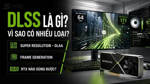 So sánh các loại DLSS và card RTX nào dùng được