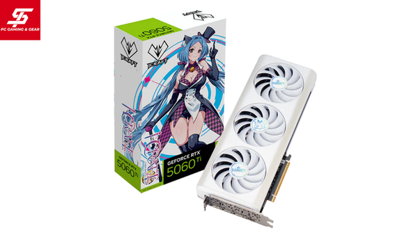 Card màn hình MAXSUN iCraft AIGA RTX 5060 Ti 16GB OC trắng