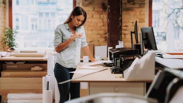 Máy in cắm dây chính hãng tại Sintech