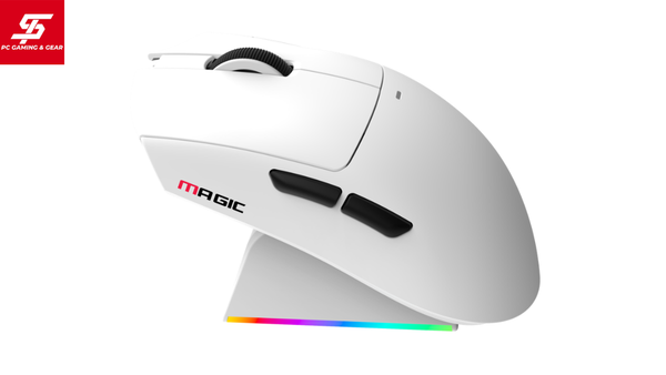 Mouse Gaming Tri Mode LDON V3 Pro có dock sạc đi kèm