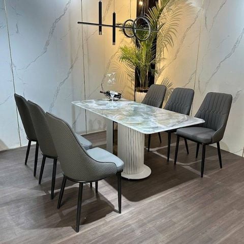 Xu hướng mẫu bàn ăn đá hoa cương (Granite) thịnh hành 2026