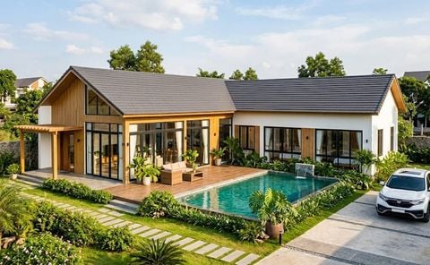 99+ Mẫu nhà cấp 4 hình chữ L 3 phòng ngủ đầy đủ công năng