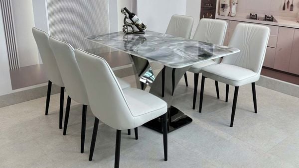 Bàn Ăn Mặt Đá Cao Cấp HAK81