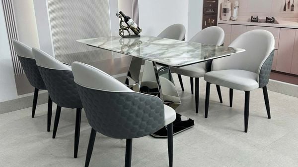 Bàn Ăn Mặt Đá Cao Cấp HAK79