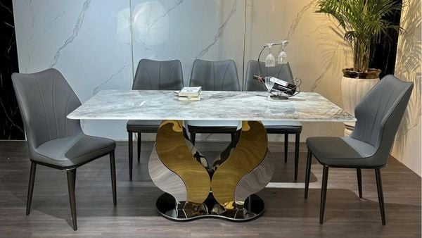 Bàn Ăn Mặt Đá Cao Cấp HAK72