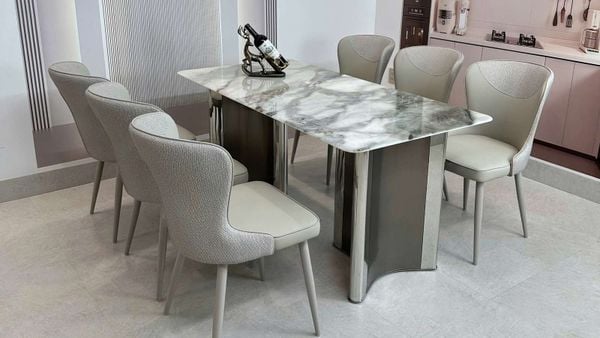 Bàn Ăn Mặt Đá Cao Cấp HAK22