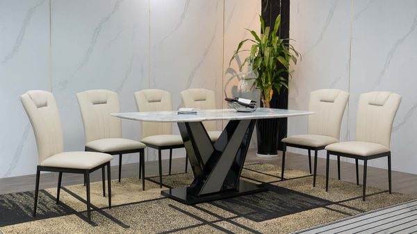 Bàn Ăn Mặt Đá Cao Cấp HAK54