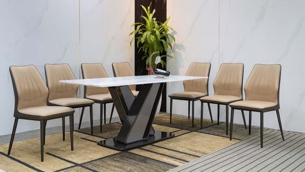 Bàn Ăn Mặt Đá Cao Cấp HAK54