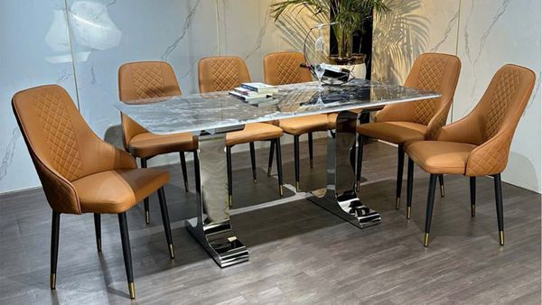 Bàn Ăn Mặt Đá Cao Cấp HAK64