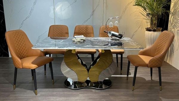 Bàn Ăn Mặt Đá Cao Cấp HAK72