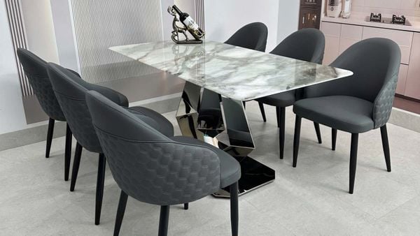 Bàn Ăn Mặt Đá Cao Cấp HAK79