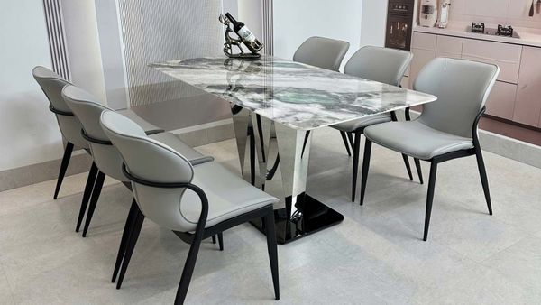 Bàn Ăn Mặt Đá Cao Cấp HAK83