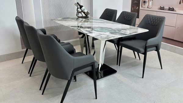 Bàn Ăn Mặt Đá Cao Cấp HAK83