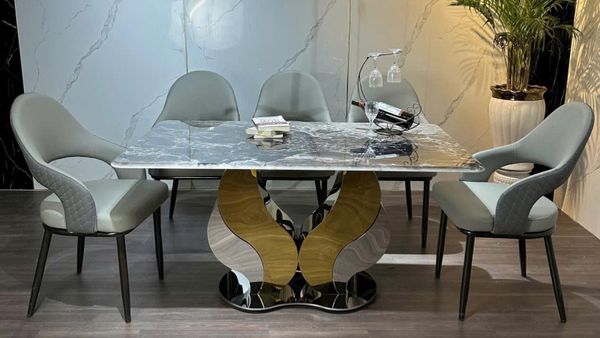 Bàn Ăn Mặt Đá Cao Cấp HAK72