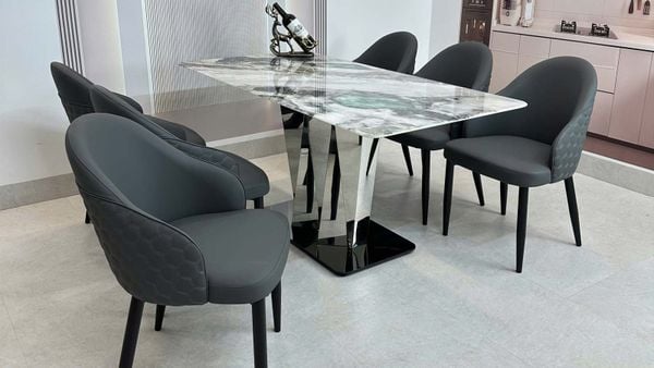 Bàn Ăn Mặt Đá Cao Cấp HAK83