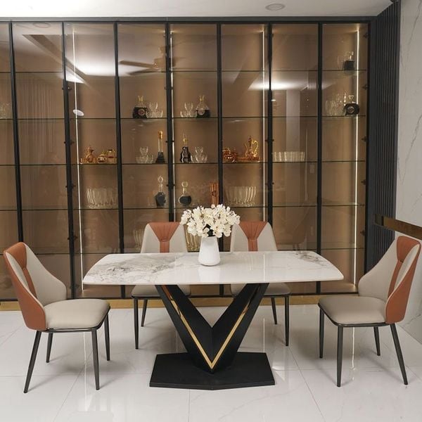 Các lưu ý khi mua bàn ăn mặt đá 4 ghế