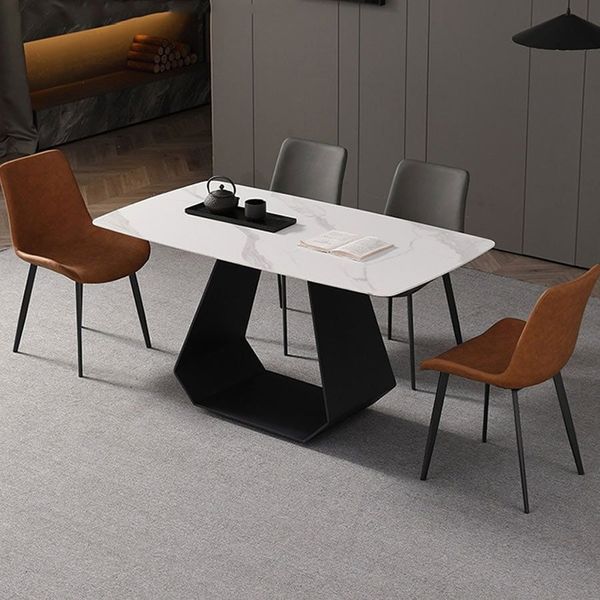 Bộ bàn ăn 4 ghế mặt đá Crystal - ACC08