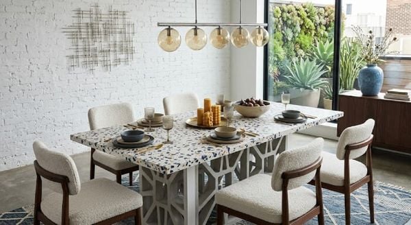 Lưu ý khi lựa chọn bàn ăn mặt đá 6 ghế