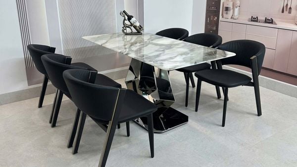 Bàn Ăn Mặt Đá Cao Cấp HAK79