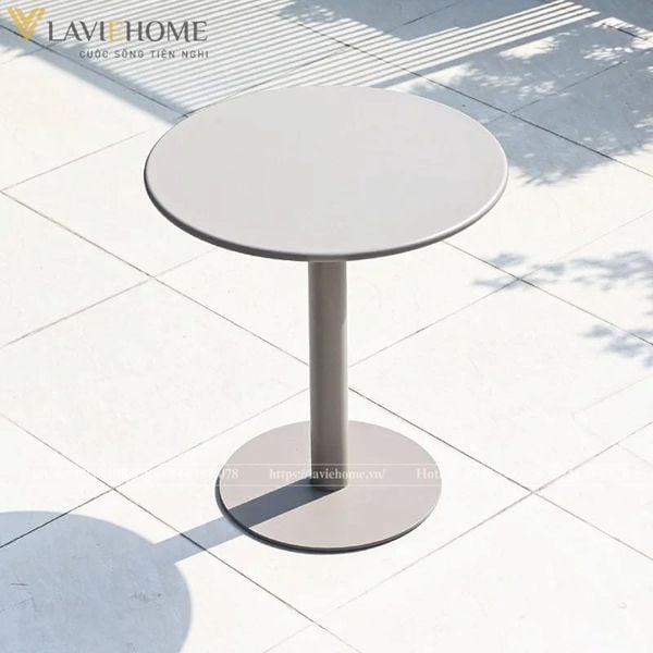 Bàn Cafe chân sắt mặt gỗ S1545M