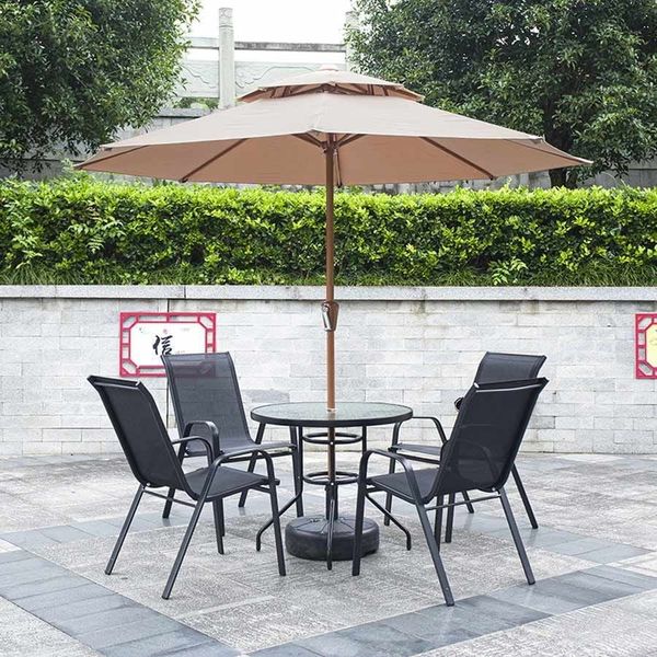 Bộ bàn ghế cà phê ngoài trời DPBV27 + DPAV13