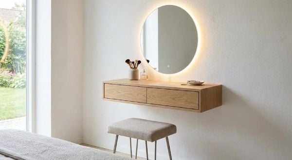 Bàn trang điểm treo tường