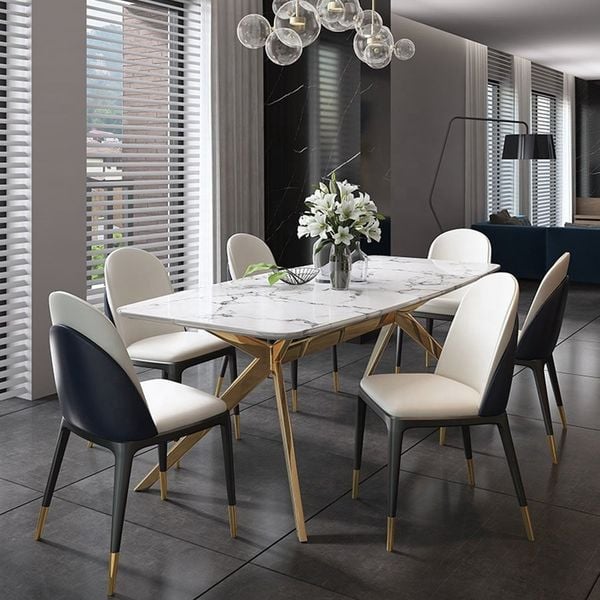 Lựa chọn kiểu dáng phù hợp cho bộ bàn ăn 6 ghế