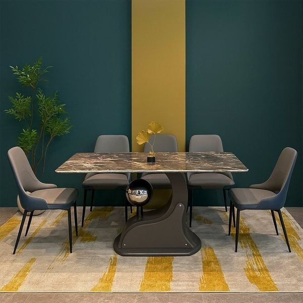 Bộ bàn ăn 6 ghế phù hợp cho gia đình đông người