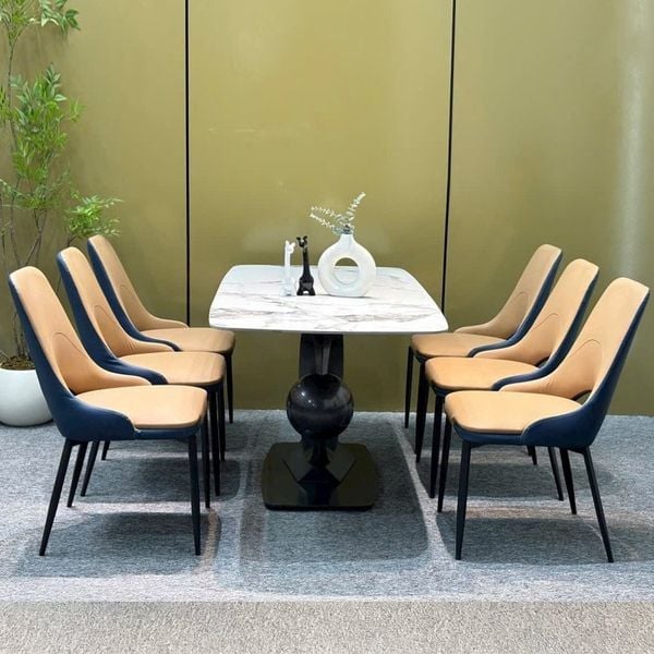 Bộ bàn ăn 6 ghế tạo không gian ăn uống rộng rãi