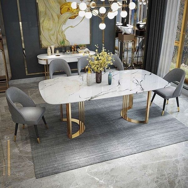 Mẫu bộ bàn ăn 6 ghế Calliope DPBA02