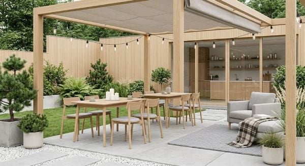 Decor cafe sân vườn phong cách Scandinavian (Bắc Âu)
