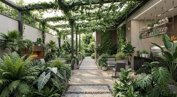 Yếu tố khi thi công decor cafe sân vườn