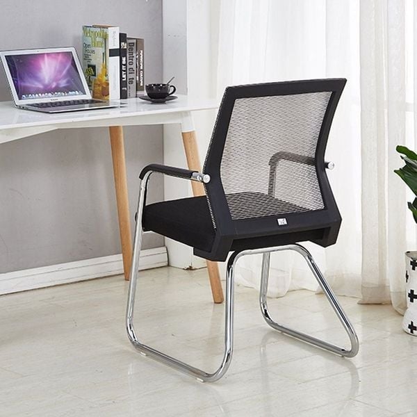 Ghế chân quỳ lưng lưới tay mạ crom DPD3