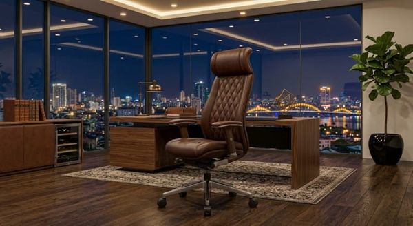 Ghế văn phòng có tựa đầu cho giám đốc