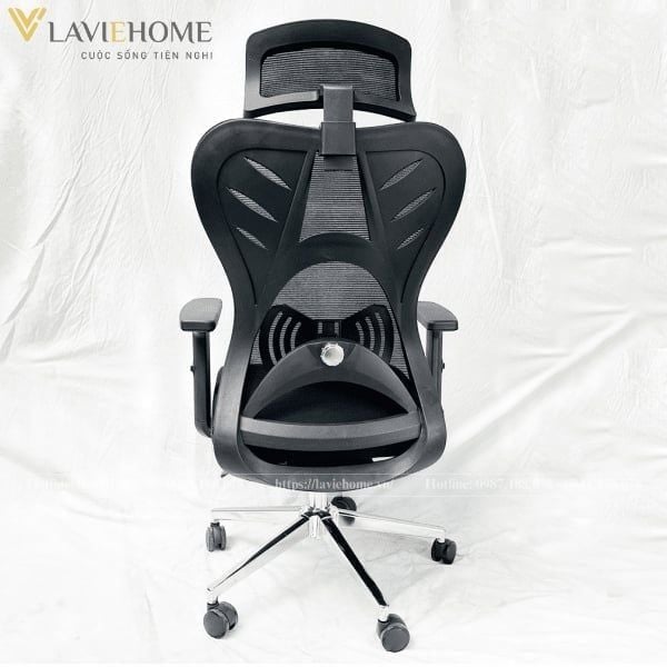 Mặt sau ghế xoay lưới văn phòng TKK09
