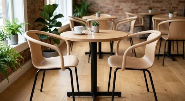 Nguyên tắc về kích thước bàn ghế cafe